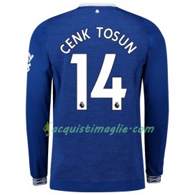 Divisa di Calcio Everton Cenk Tosun 14 Prima 2018/2019 Manica Lunga
